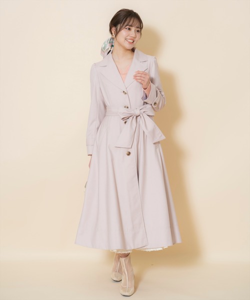 WILLSELECTION（ウィルセレクション）の「シングルトレンチドレスコート（トレンチコート・レディース・ベージュ/レッド/ピンク・FREE）」の19枚目の写真