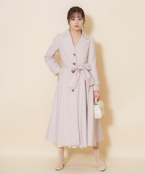 WILLSELECTION（ウィルセレクション）の「シングルトレンチドレスコート（トレンチコート・レディース・ベージュ/レッド/ピンク・FREE）」の21枚目の写真