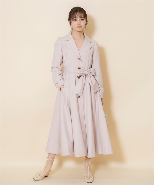 WILLSELECTION（ウィルセレクション）の「シングルトレンチドレスコート（トレンチコート・レディース・ベージュ/レッド/ピンク・FREE）」の22枚目の写真