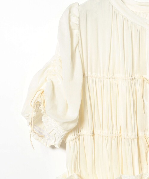 CAROLINA GLASER（カロリナ グレイサー）の「ギャザーオールインワン（つなぎ/オールインワン・レディース・ブラック/ホワイト系その他7・MEDIUM/SMALL）」の4枚目の写真