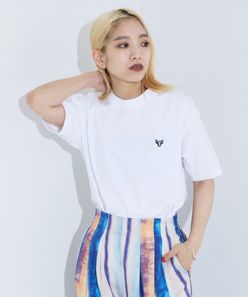 HANES(ヘインズ)の「【Hanes】 BEEFY-T(Tシャツ/カットソー・レディース・ホワイト/ライトグレー/ブラック・フリー)」の2枚目の写真