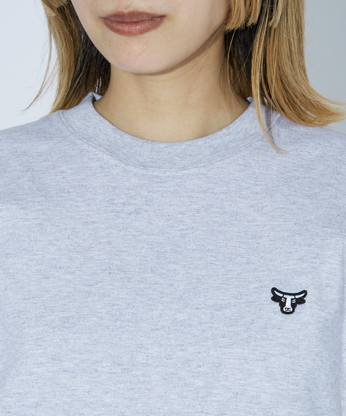 HANES(ヘインズ)の「【Hanes】 BEEFY-T(Tシャツ/カットソー・レディース・ホワイト/ライトグレー/ブラック・フリー)」の6枚目の写真