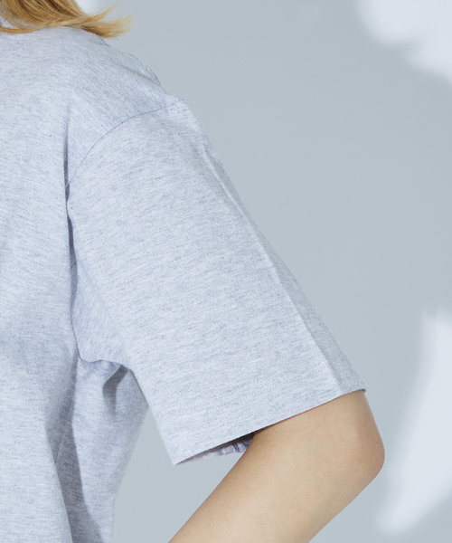 HANES(ヘインズ)の「【Hanes】 BEEFY-T(Tシャツ/カットソー・レディース・ホワイト/ライトグレー/ブラック・フリー)」の7枚目の写真