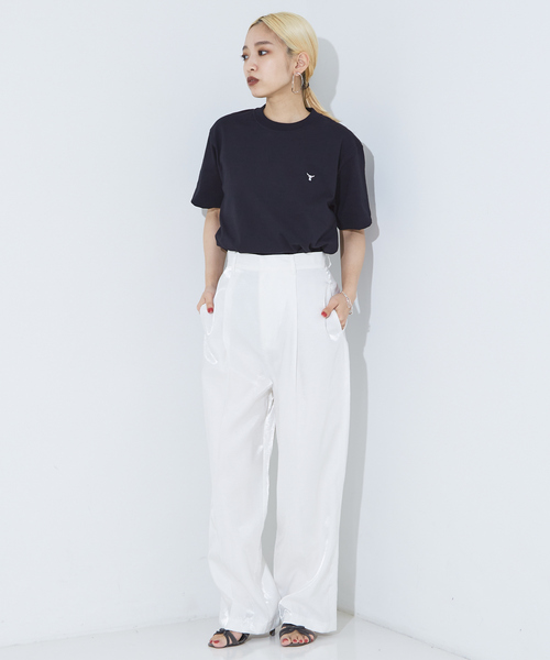 HANES(ヘインズ)の「【Hanes】 BEEFY-T(Tシャツ/カットソー・レディース・ホワイト/ライトグレー/ブラック・フリー)」の12枚目の写真