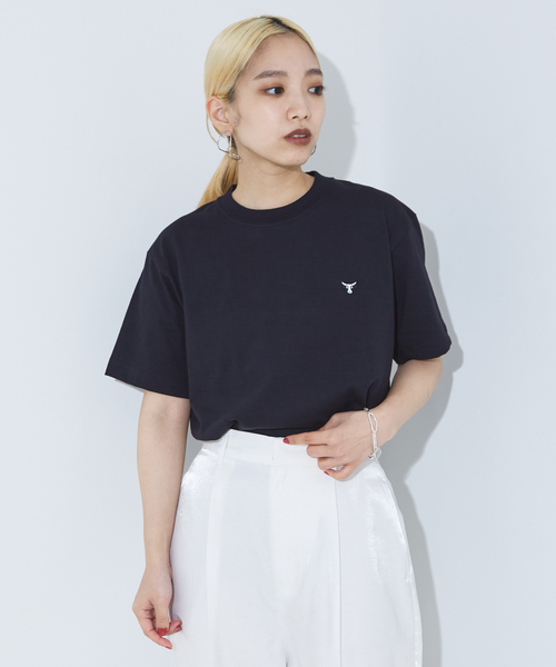 HANES(ヘインズ)の「【Hanes】 BEEFY-T(Tシャツ/カットソー・レディース・ホワイト/ライトグレー/ブラック・フリー)」の13枚目の写真