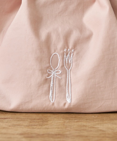 CUISINE HABITS（クイジーヌハビッツ）の「クイジーヌハビッツ 保冷おにぎり巾着（お弁当箱・レディース・ピンクベージュ/グレー・フリー）」の11枚目の写真