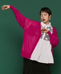 manana suerte | 【春夏羽織】オーバーサイズ薄手ポケットカーディガン(カーディガン/ボレロ)