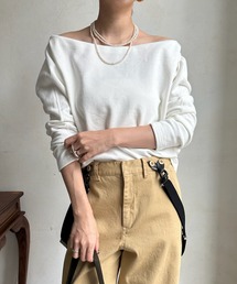 DouDou | 【リバイバルアイテム】オフショルスウェット(スウェット)