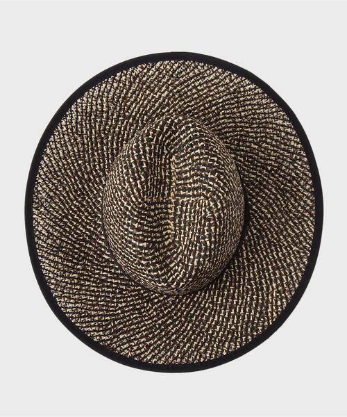 UNTITLED（アンタイトル）の「◆雑材ミックスカラーハット（ハット・レディース・ブラック系4・00）」の4枚目の写真