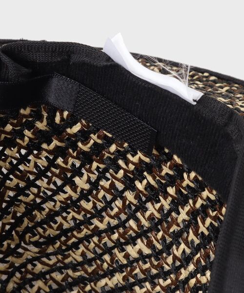 UNTITLED（アンタイトル）の「◆雑材ミックスカラーハット（ハット・レディース・ブラック系4・00）」の6枚目の写真