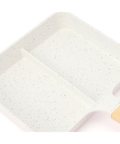 Francfranc（フランフラン）の「IH・直火 仕切り付きフライパン アイボリー（鍋/フライパン・レディース・アイボリー・FREE）」の4枚目の写真