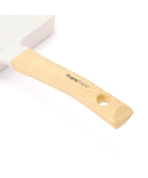 Francfranc（フランフラン）の「IH・直火 仕切り付きフライパン アイボリー（鍋/フライパン・レディース・アイボリー・FREE）」の3枚目の写真