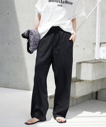 SLOBE IENA | レーヨンリネン イージーパンツ【洗濯機使用可能】(その他パンツ)