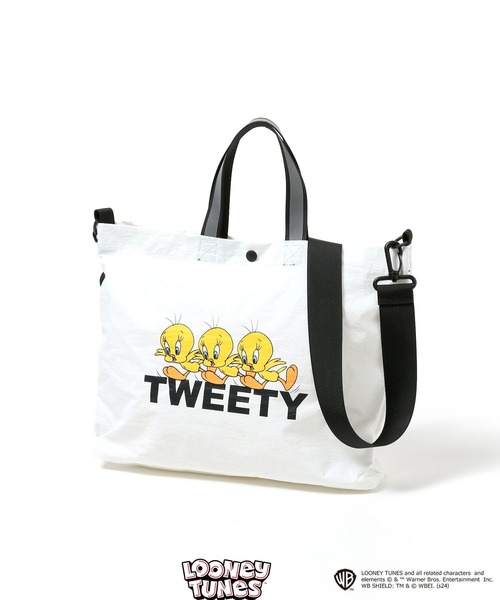 LOWRYS FARM(ローリーズファーム)の「TWEETY_スクールBAG 105445(トートバッグ・キッズ・ホワイト/ブラック・FREE)」の5枚目の写真