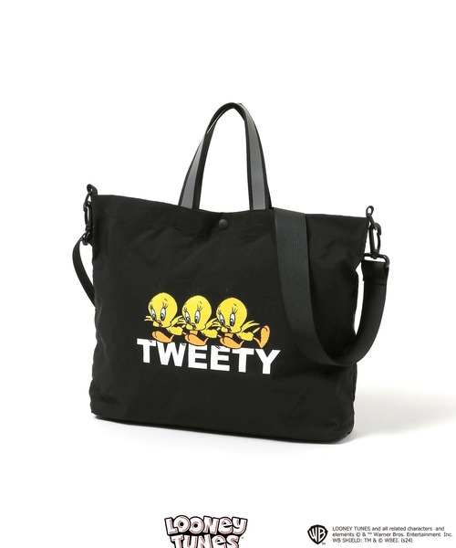 LOWRYS FARM(ローリーズファーム)の「TWEETY_スクールBAG 105445(トートバッグ・キッズ・ホワイト/ブラック・FREE)」の6枚目の写真