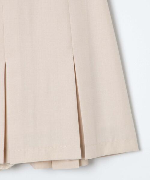 WEGO（ウィゴー）の「WEGO/リネンライクプリーツミニスカパン（スカート・レディース・ブラック/ナチュラル・FREE）」の3枚目の写真