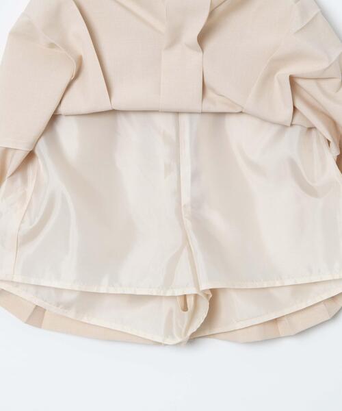 WEGO（ウィゴー）の「WEGO/リネンライクプリーツミニスカパン（スカート・レディース・ブラック/ナチュラル・FREE）」の4枚目の写真