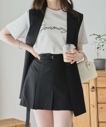 WEGO | WEGO/リネンライクプリーツミニスカパン(スカート)