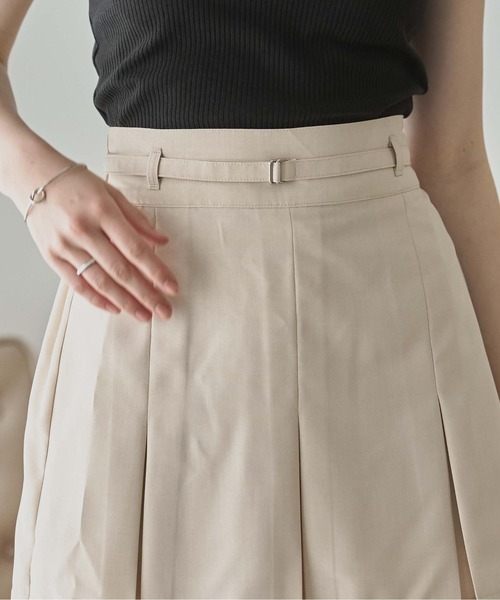 WEGO（ウィゴー）の「WEGO/リネンライクプリーツミニスカパン（スカート・レディース・ブラック/ナチュラル・FREE）」の18枚目の写真