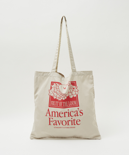 FRUIT OF THE LOOM（フルーツオブザルーム）の「【FRUIT OF THE LOOM】グラフィックトートバッグ（トートバッグ・レディース・ピンク/グリーン系その他/イエロー/アイボリー/ラベンダー・フリー）」の10枚目の写真