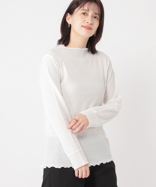 studio CLIP（スタディオクリップ）の「シャーリングプルオーバー（Tシャツ/カットソー・レディース・ピンク/ライトグレー/オフホワイト・LARGE/MEDIUM）」の14枚目の写真