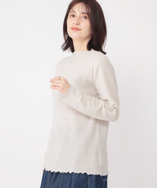 studio CLIP（スタディオクリップ）の「シャーリングプルオーバー（Tシャツ/カットソー・レディース・ピンク/ライトグレー/オフホワイト・LARGE/MEDIUM）」の15枚目の写真