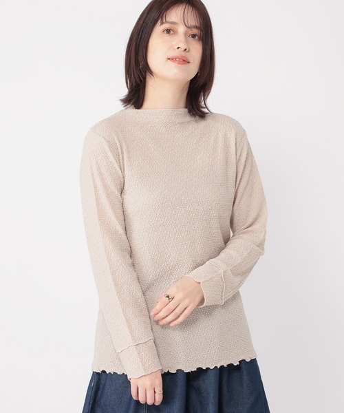 studio CLIP（スタディオクリップ）の「シャーリングプルオーバー（Tシャツ/カットソー・レディース・ピンク/ライトグレー/オフホワイト・LARGE/MEDIUM）」の16枚目の写真