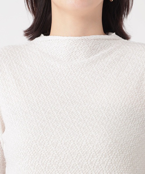 studio CLIP（スタディオクリップ）の「シャーリングプルオーバー（Tシャツ/カットソー・レディース・ピンク/ライトグレー/オフホワイト・LARGE/MEDIUM）」の7枚目の写真