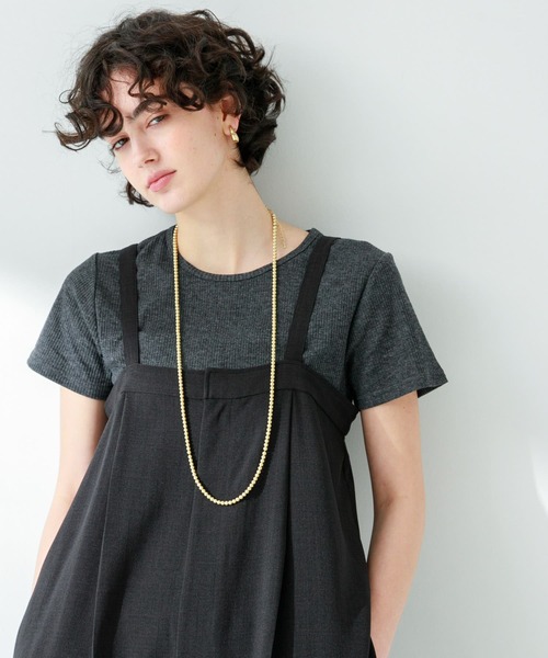 URBAN RESEARCH Sonny Label(アーバンリサーチサニーレーベル)の「ロングボールチェーンネックレス(ネックレス・レディース・ゴールド/シルバー・ONE)」の9枚目の写真