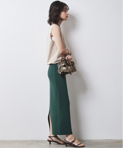 CHIC STYLE（シックスタイル）の「＜大きいサイズ＞レーヨン麻ノースリーブブラウス シックスタイル（キャミソール・レディース・キャメル/ベージュ/チャコール・5L/4L/3L/LL/L）」の20枚目の写真