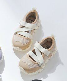 apres les cours(アプレレクール)のスニーカー風ベルトサンダル(サンダル)