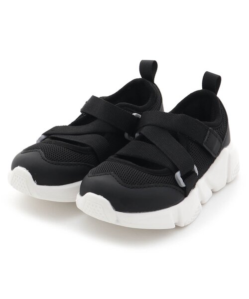 apres les cours（アプレレクール）の「スニーカー風ベルトサンダル（サンダル・キッズ・ブラック/レインボー/ベージュ・14/15 /16/17/18/19）」の13枚目の写真