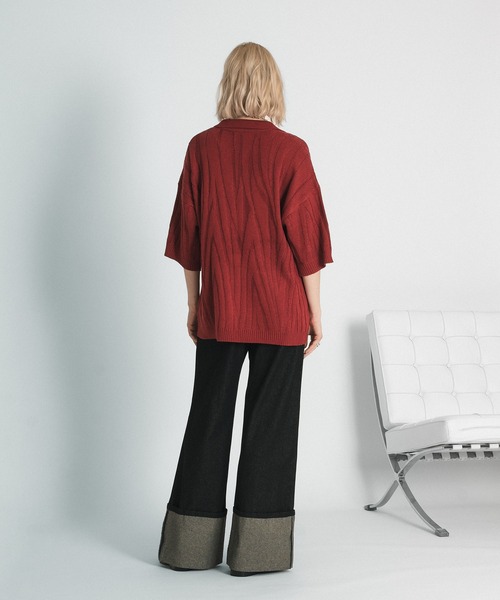 フ*ウ様 Prada スキッパーニットポロ フ*ウ様 Prada スキッパー