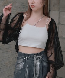 ショート丈アシメキャミ