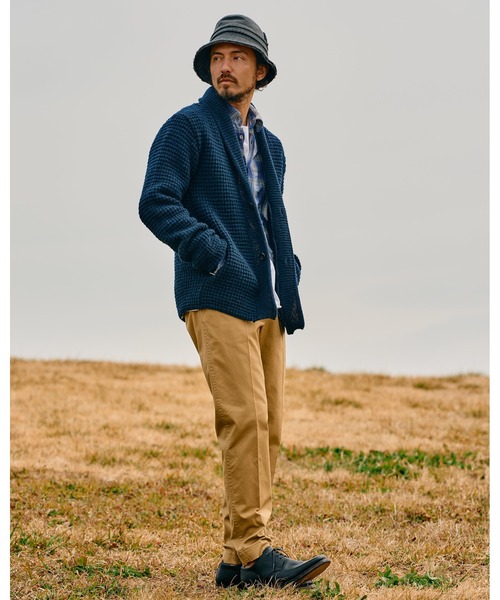wjk（ダヴルジェイケイ）の「lomond shawl collar cardigan
