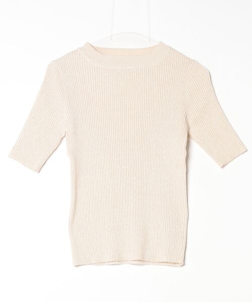 Per sist ence(パーシエンス)の「ラメ半袖プルオーバー(Tシャツ/カットソー・レディース・ブラック/アイボリー/グレー/レッド・FREE)」の3枚目の写真