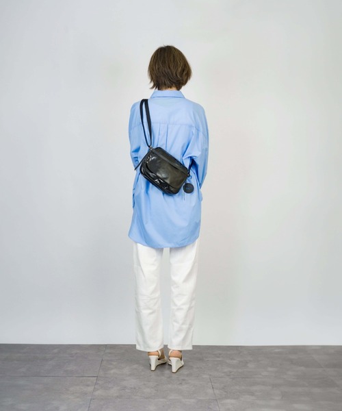 Jack Gomme（ジャックゴム）の「【JACK GOMME/ジャックゴム】ナイロン ミニショルダーバッグ HAPPY besace（ショルダーバッグ・レディース・グリーン/ゴールド/ベージュ/パープル/ブラック・FREE）」の21枚目の写真