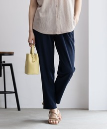 NAVY サラリ冷感 制菌加工 テーパードパンツ