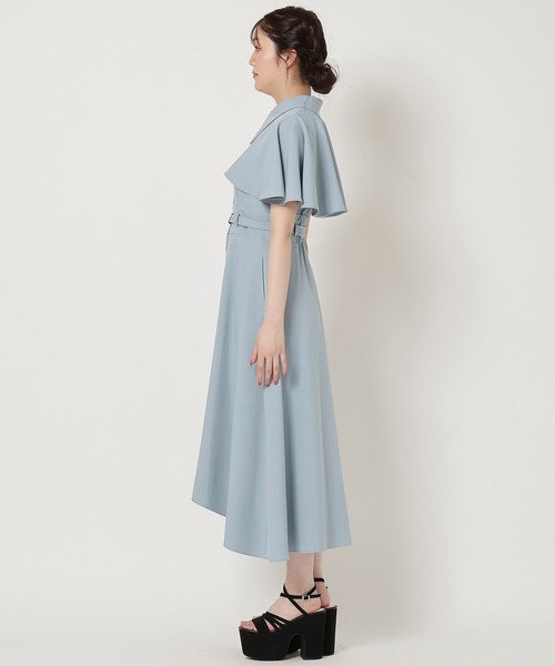 REDYAZEL ケープデザインフレアワンピース REDYAZEL｜ケープデザインフレアワンピース | Rakuten Fashion