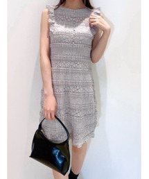 SNIDEL | カットレースミニワンピース(ワンピース)