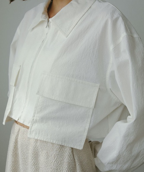 ETRE TOKYO カットオフクロップドブルゾン ETRÉ TOKYO | . New Arrival 4/11(木)19:00-発売中！ #etre