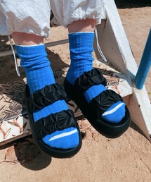 Sugar Sugar | 【SUGAR SUGARシュガーシュガー】くしゅくしゅ まあるい 厚底サンダル（9102)(サンダル)