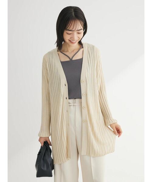 Green　Parks（グリーンパークス）の「マルチストラップテレコタンク（タンクトップ・レディース・ブルー/チャコールグレー/ホワイト/ブラック・FREE）」の10枚目の写真