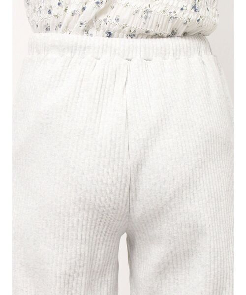 merry jenny(メリージェニー)の「パールリブジョガーパンツ(スウェットパンツ・レディース・ライトグレー/グレー・FREE)」の9枚目の写真