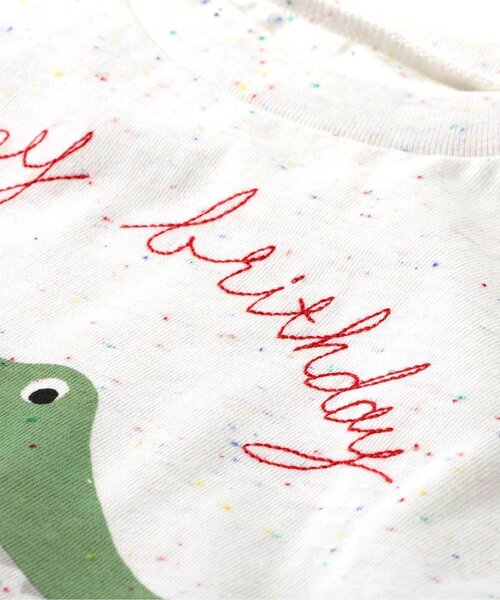 BIT'Z(ビッツ)の「ワニ&アヒル子育てギミックTシャツ(Tシャツ/カットソー・キッズ・ミント/キナリ・120/110/100/95/90/80)」の3枚目の写真