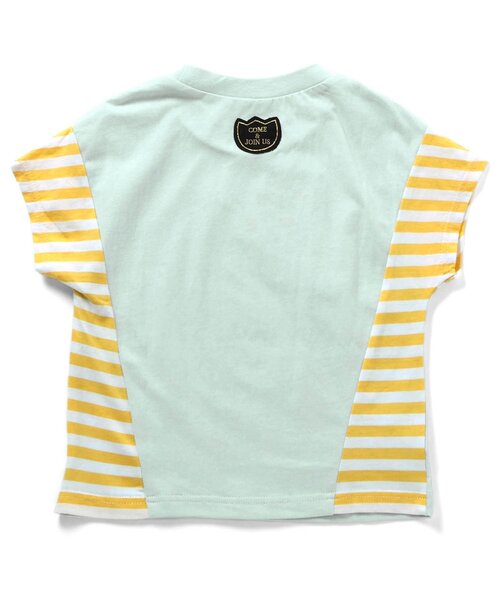 BIT'Z(ビッツ)の「ワニ&アヒル子育てギミックTシャツ(Tシャツ/カットソー・キッズ・ミント/キナリ・120/110/100/95/90/80)」の16枚目の写真