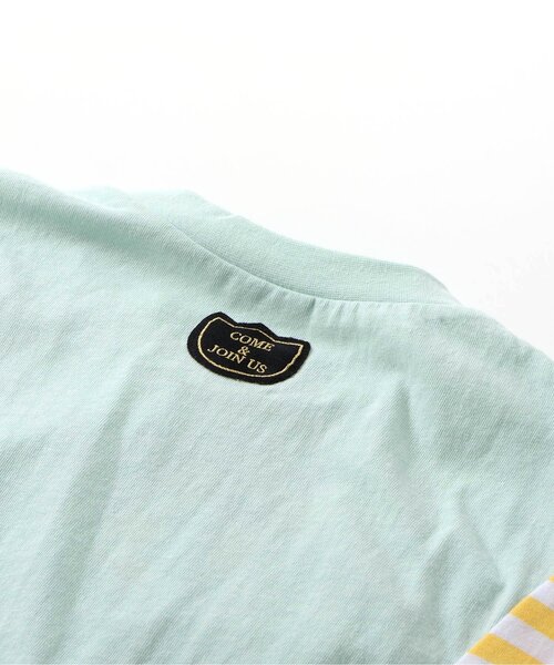 BIT'Z(ビッツ)の「ワニ&アヒル子育てギミックTシャツ(Tシャツ/カットソー・キッズ・ミント/キナリ・120/110/100/95/90/80)」の12枚目の写真