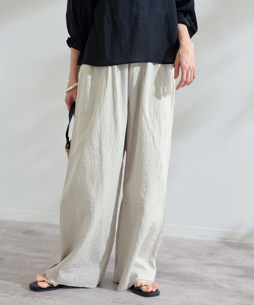 FRAMeWORK（フレームワーク）の「GREYCHORD/グレーコード LYLA（その他パンツ・レディース・チャコールグレー/グレー/ホワイト×ホワイト・SMALL）」の12枚目の写真