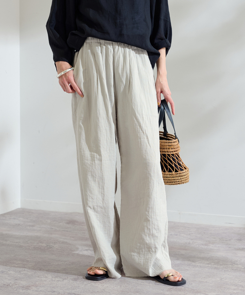 FRAMeWORK（フレームワーク）の「GREYCHORD/グレーコード LYLA（その他パンツ・レディース・チャコールグレー/グレー/ホワイト×ホワイト・SMALL）」の13枚目の写真