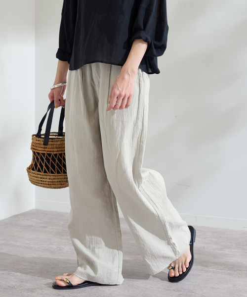 FRAMeWORK（フレームワーク）の「GREYCHORD/グレーコード LYLA（その他パンツ・レディース・チャコールグレー/グレー/ホワイト×ホワイト・SMALL）」の15枚目の写真